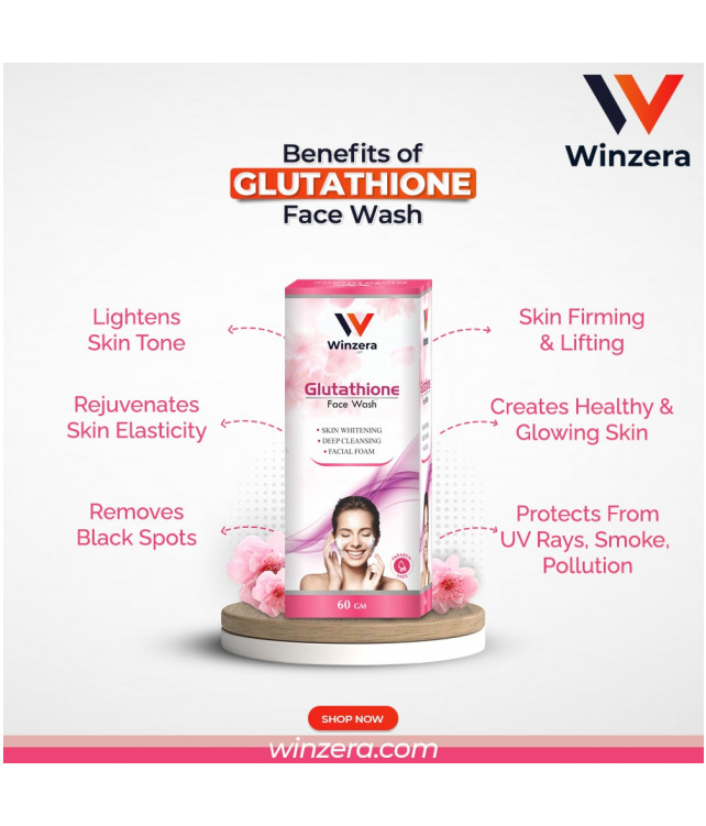 Glutathione Face Wash - Winzera